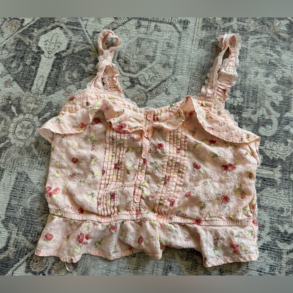 And Now This Floral Tank Top, Size Medium - Picture 3 of 10
